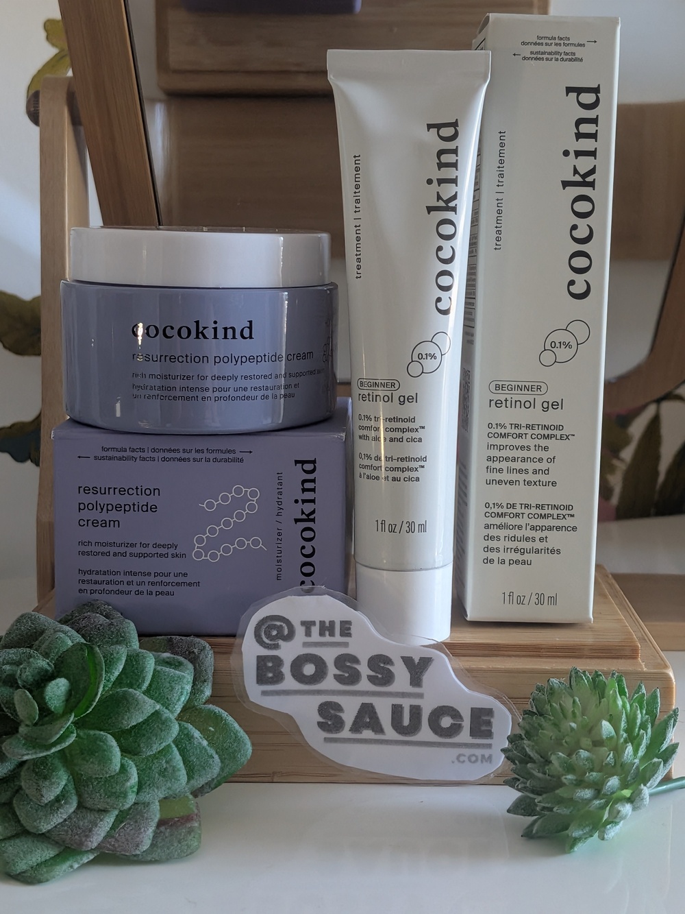 Cocokind Polypeptide Cream + Beginner Retinol Gel Duo NWT